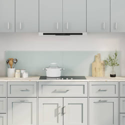 Protection De Cuisine 2 Pcs Blanc 90 X 40 Cm Verre Trempé Vidaxl