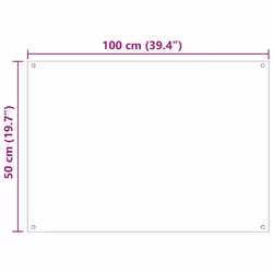 Protection De Cuisine 2 Pcs Transparent 100 X 50 Cm Vidaxl - Vue supplémentaire 2
