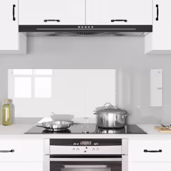 Protection De Cuisine Transparent 70 X 50 Cm Verre Trempé Vidaxl - Vue supplémentaire 2