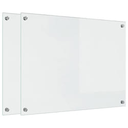Protection De Cuisine Transparent 80 X 60 Cm Verre Trempé Vidaxl