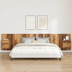Tête De Lit Avec Armoire 3 Pcs Bois Ancien Bois D'Ingénierie Vidaxl