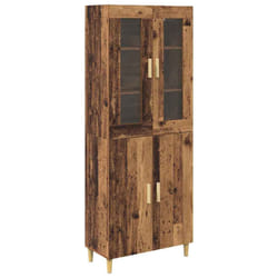 Haut Armoire Bois Ancien 69,5 X 34 X 180 Cm Vidaxl