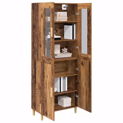 Haut Armoire Bois Ancien 69,5 X 34 X 180 Cm Vidaxl - Vue supplémentaire 2