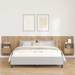 Tête De Lit Avec Armoire Avec Tiroir 3 Pcs Chêne Artisanal Vidaxl