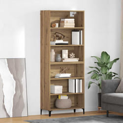 Haut Armoire Chêne Artisanal 69,5 X 34 X 180 Cm Vidaxl