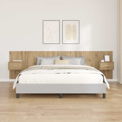 Tête De Lit Avec Armoire Avec Tiroir 3 Pcs Chêne Artisanal Vidaxl