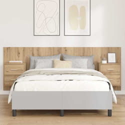 Tête De Lit Avec Armoire Avec Tiroir 3 Pcs Chêne Artisanal Vidaxl