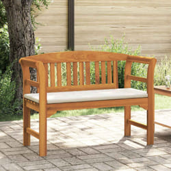 vidaXL Banc rose Naturel 114 x 46 x 82,5 cm Bois d'Acacia Massif