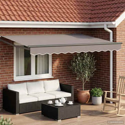 vidaXL Cadre de store rétractable électrique Anthracite 3 x 2 m 42024201