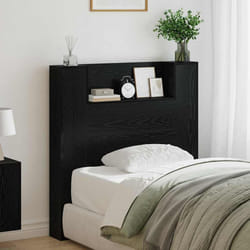 Tête De Lit Chêne Noir 100 X 15 X 103,5 Cm Bois D'Ingénierie Vidaxl