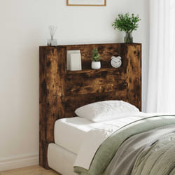 Tête De Lit Chêne Fumé 100 X 16,5 X 103,5 Cm Bois D'Ingénierie Vidaxl