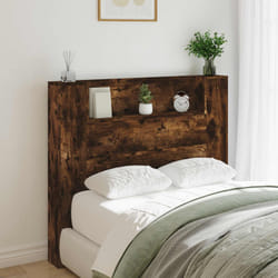Tête De Lit Chêne Fumé 120 X 16,5 X 103,5 Cm Bois D'Ingénierie Vidaxl