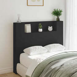 Tête De Lit Noir 120 X 16,5 X 103,5 Cm Bois D'Ingénierie Vidaxl