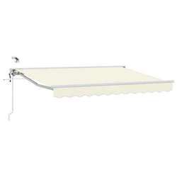 vidaXL Auvent rétractable électrique Crème 35 x 25 m Jardin et terrasse Store électrique moderne3421333