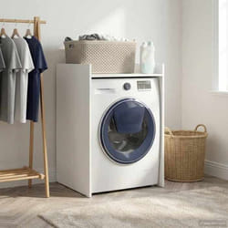 vidaXL Armoire pour machine à laver Blanc 675 x 62 x 97 cm 8006808