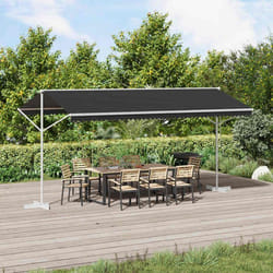 vidaXL Auvent autoportant Anthracite 5 x 3 m Polyester 42033621