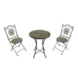 AXI Amélie Table et Chaise Bistrot 2 Chaises 1 Table Ensemble Bistro Extérieur - Yellow Breeze Salon de Jardin Bistrot Table