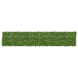 Canisse - brise-vue - brande Vidaxl Écran de balcon avec feuilles Vert et jaune 400 x 75 cm