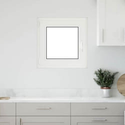 vidaXL Fenêtre de sous-sol RISOR 60 x 60 cm PVC et verre Blanc 42047231
