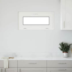 vidaXL Fenêtre de sous-sol RISOR 80 x 40 cm PVC et verre Blanc 42047264