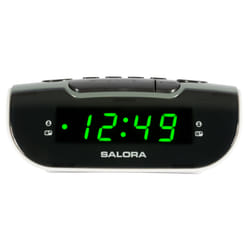 Salora CR612 réveille-matin Réveil numérique Noir, Gris, Blanc