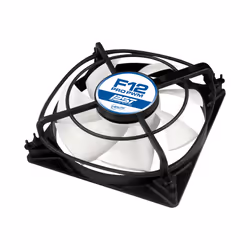 ARCTIC F12 Pro PWM Boitier PC Ventilateur 12 cm Noir, Blanc