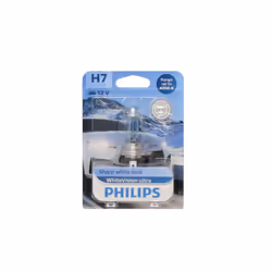 Ampoule halogène PHILIPS H7 WhiteVision Ultra 12V, 55W, 1 pièce
