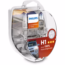 Ampoule halogène PHILIPS H1 X-tremeVision G-force 12V/55W, 2 pièce - Vue supplémentaire 3