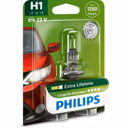 Philips LongLife EcoVision 12258LLECOB1 Lampe pour éclairage avant, 55 W, 12 V, H1, 3100 K, 1 pièce(s)