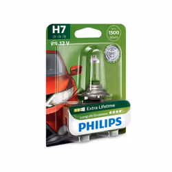 Philips LongLife EcoVision 12972LLECOB1 Lampe pour éclairage avant, 55 W, 12 V, H7, Halogène, 3100 K, 1 pièce(s)