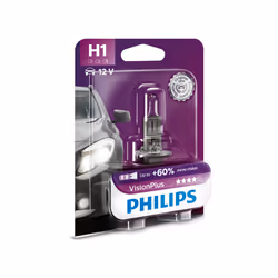 Philips VisionPlus 12258VPB1 Lampe pour éclairage avant, 55 W, 12 V, Н1, Halogène, 3250 K, 1 pièce(s)