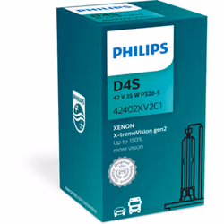 Ampoule xénon PHILIPS D4S Xenon Vision 42V, 35W, 1 pièce