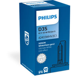 Ampoule xénon PHILIPS D3S WhiteVision gen2 42V, 35W, 1 pièce