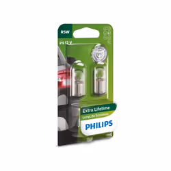 Philips LongLife EcoVision 12821LLECOB2 Lampe conventionnelle de signalisation et habitacles, 5 W, 12 V, R5W, 2 pièce(s)