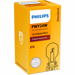 Ampoule secondaire PHILIPS PWY24W Vision 12V, 24W, 1 pièce