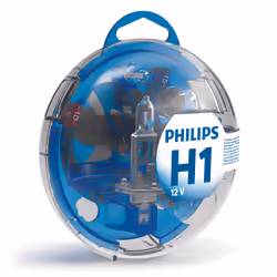 Philips Essential Box 55717EBKM Coffret de secours Essentials, 12 V, Н1, Halogène