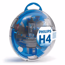 Philips Essential Box 55718EBKM Coffret de secours Essentials, 12 V, H4