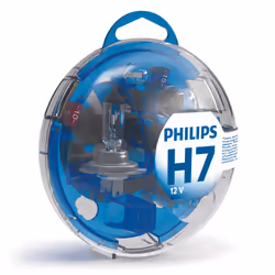 Philips Essential Box 55719EBKM Coffret de secours Essentials, 12 V, H7