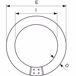 Philips MASTER TL-E Circular ampoule fluorescente 32 W G10Q Lumière du jour froide