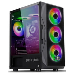 Boîtier PC Gamer - SPIRIT OF GAMER - ROGUE 7 - ARGB - 6 Ventilateurs Inclus - Compatible Watercooling