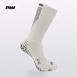 PlayWear Gripsocks Unisexe Chaussettes d’athlétisme Blanc
