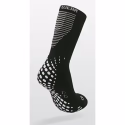 PlayWear Gripsocks, Chaussettes d’athlétisme, Noir, Adulte, Unisexe, White, 38-42
