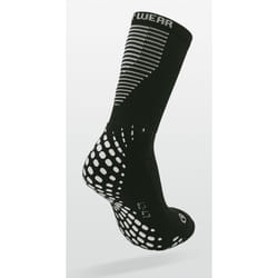 PlayWear Gripsocks Unisexe Chaussettes d’athlétisme Noir