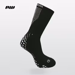 PlayWear Gripsocks Unisexe Chaussettes d’athlétisme Noir