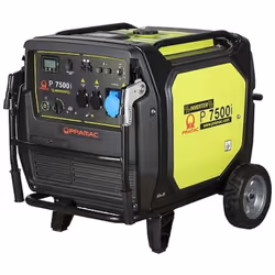 Groupe électrogène avec une régulation de la tension Inverter. Puissance stable pour un fonctionnement sans dommages des appa ...