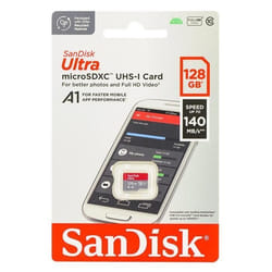 Micro SD - Sandisk - Ultra 128Go - 140MB/S - Classe 10 - U1 A1 - Adaptateur SD inclus
