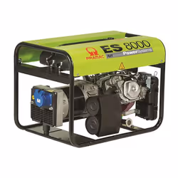 Groupe électrogène monophasé 230 V PRAMAC. Ce groupe électrogène est spécialement étudiée pour les applications intensives da ...