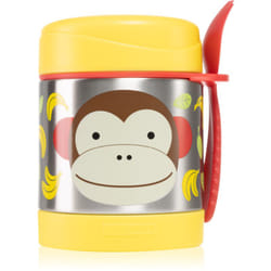 Skip Hop SH252376 boîte hermétique alimentaire Rond Vase 0,325 L Marron, Rouge, Acier inoxydable, Jaune