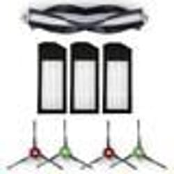 3 paquet (blanche Rouge) de recharge Balai compatible vileda Serpillère recharge/Turbo compatible vileda 2en1 Vadrouille Turbo4