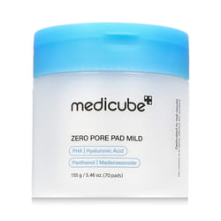 MEDICUBE Zero Pore Pad Mild - 70 Disques de Soin pour le Visage, Nettoie et Exfolie en Douceur la Peau